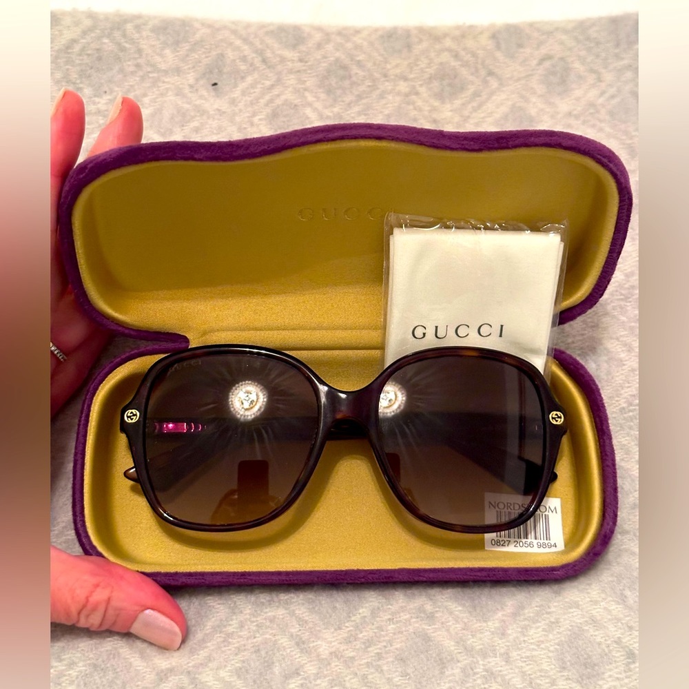 Gucci Tortoise Sunglasses